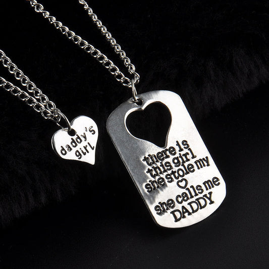 DADDY'S GIRL 2 PIECE NECKLACE SET