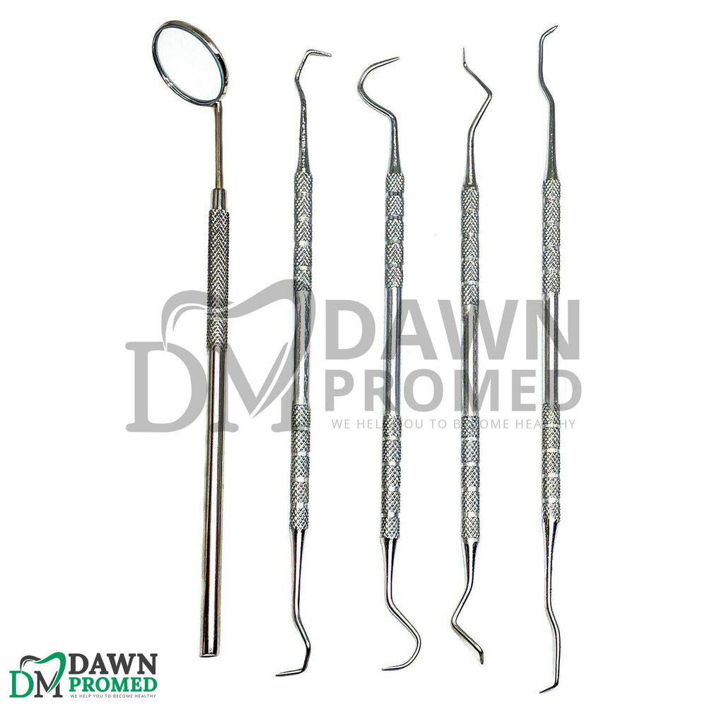 Dental Pick Mirror Tools Set