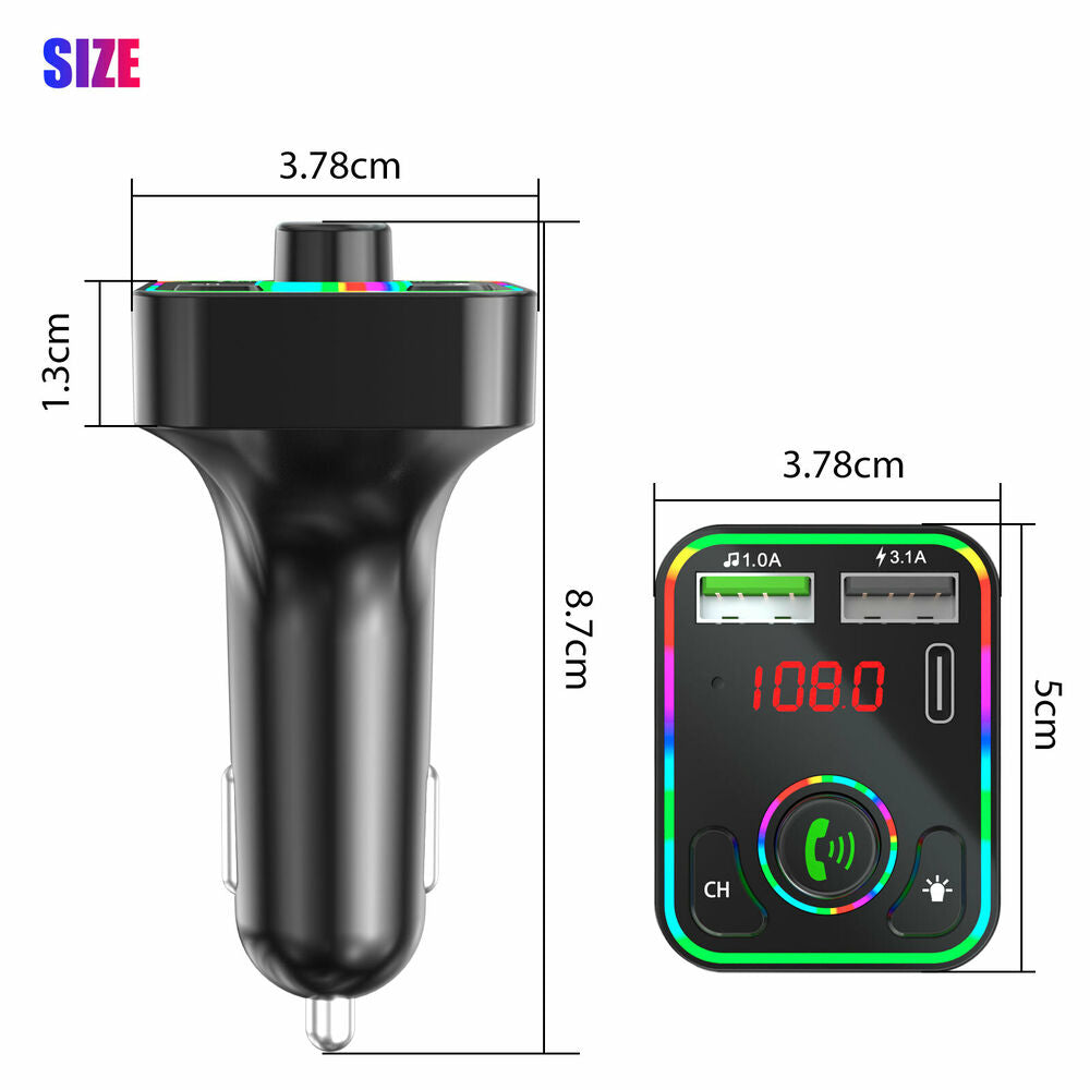 Car Wireless FM Transmitter Adapter