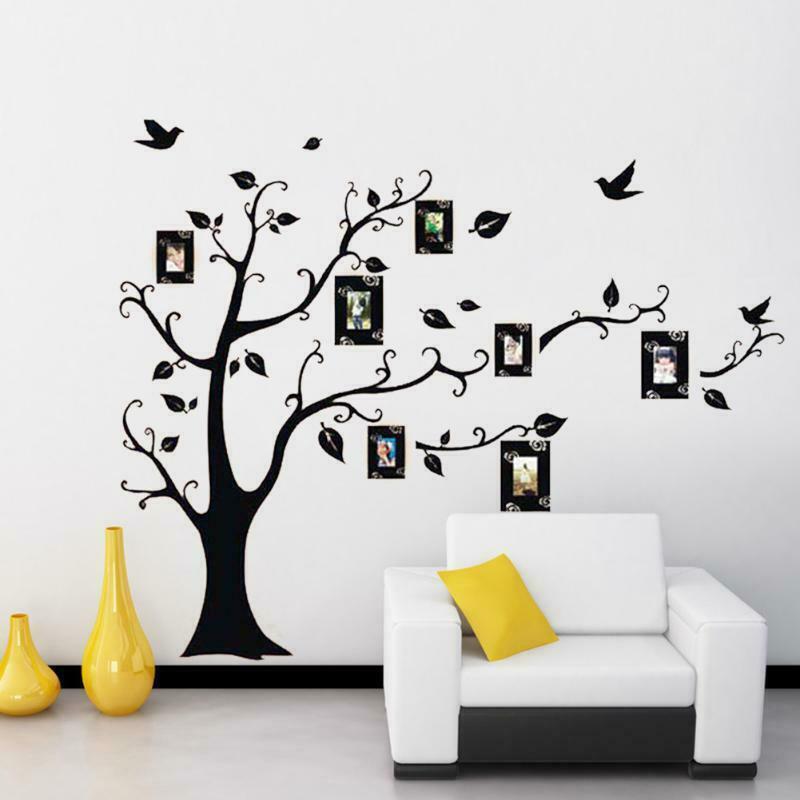 Family Tree Wall Sticker Photo Frame Removable