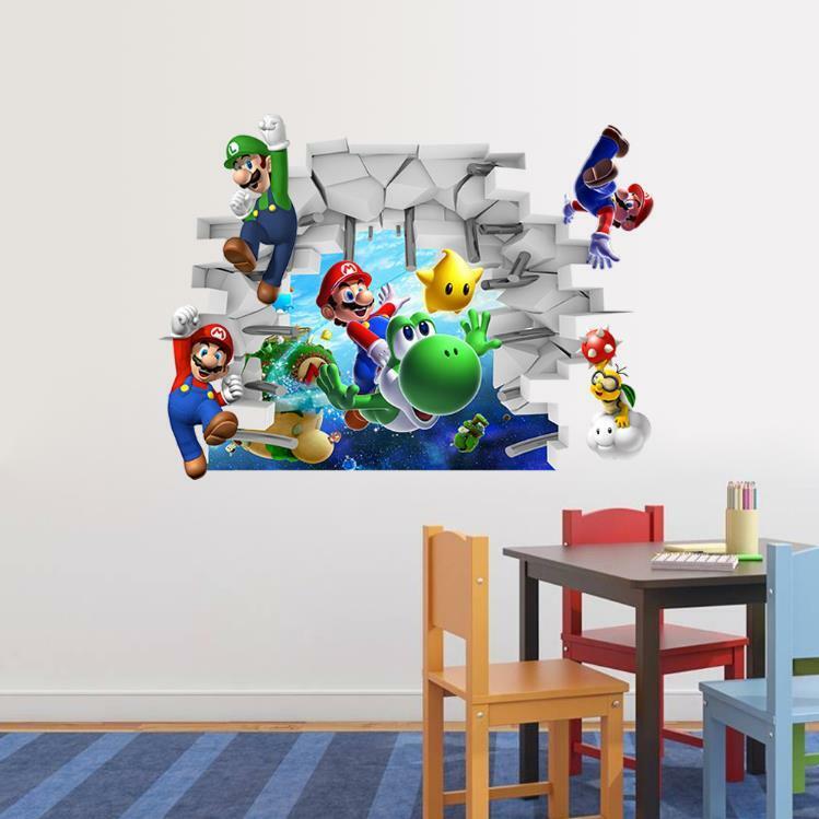 US 3D Wall Stickers Super Mario