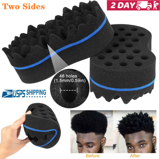 Double-Side Wave Barber Hair Brush