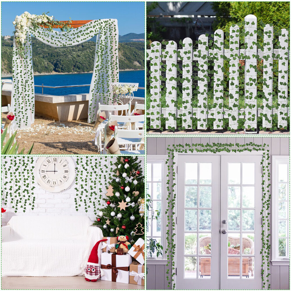 EZFLOWERY 12 Strands 84 Feet Artificial Ivy