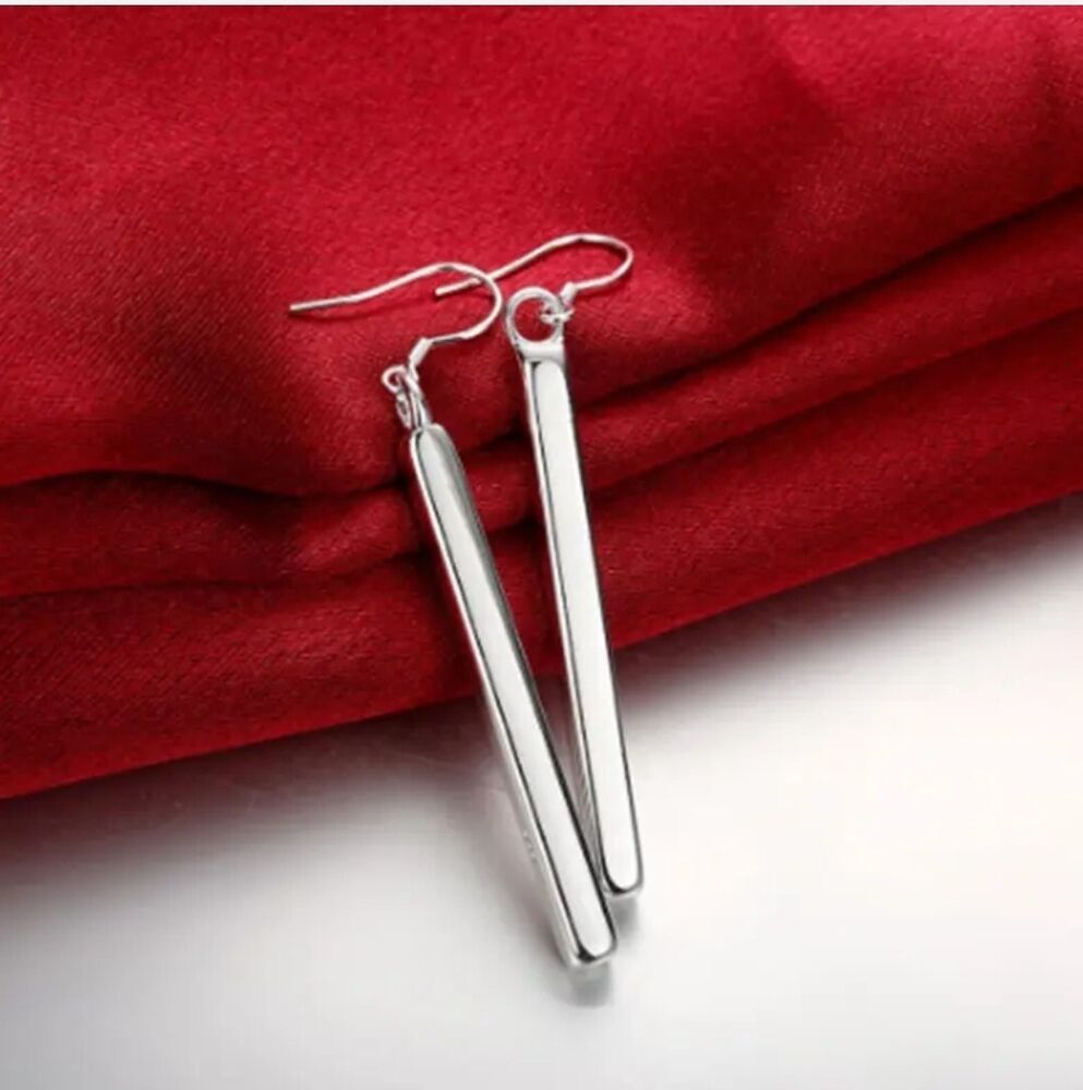 Elegant Women 925 Sterling Silver Earrings