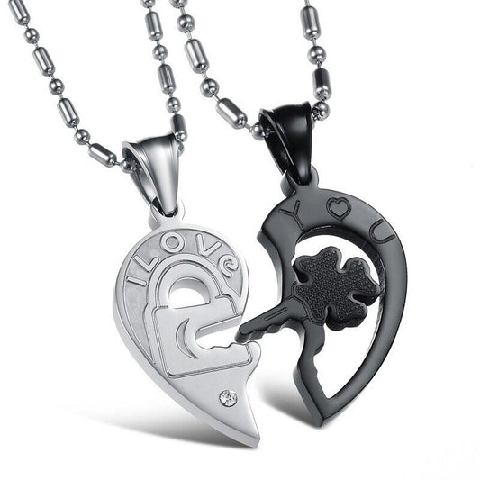 Stainless Steel Couple Pendant