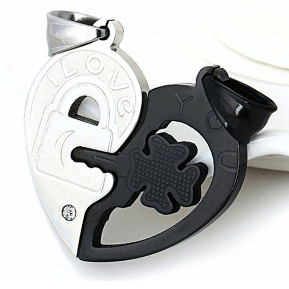 Stainless Steel Couple Pendant