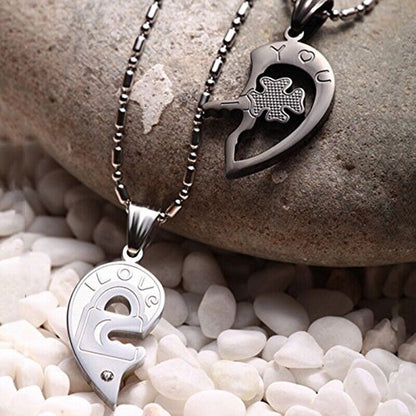 Stainless Steel Couple Pendant