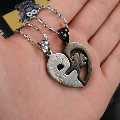 Stainless Steel Couple Pendant