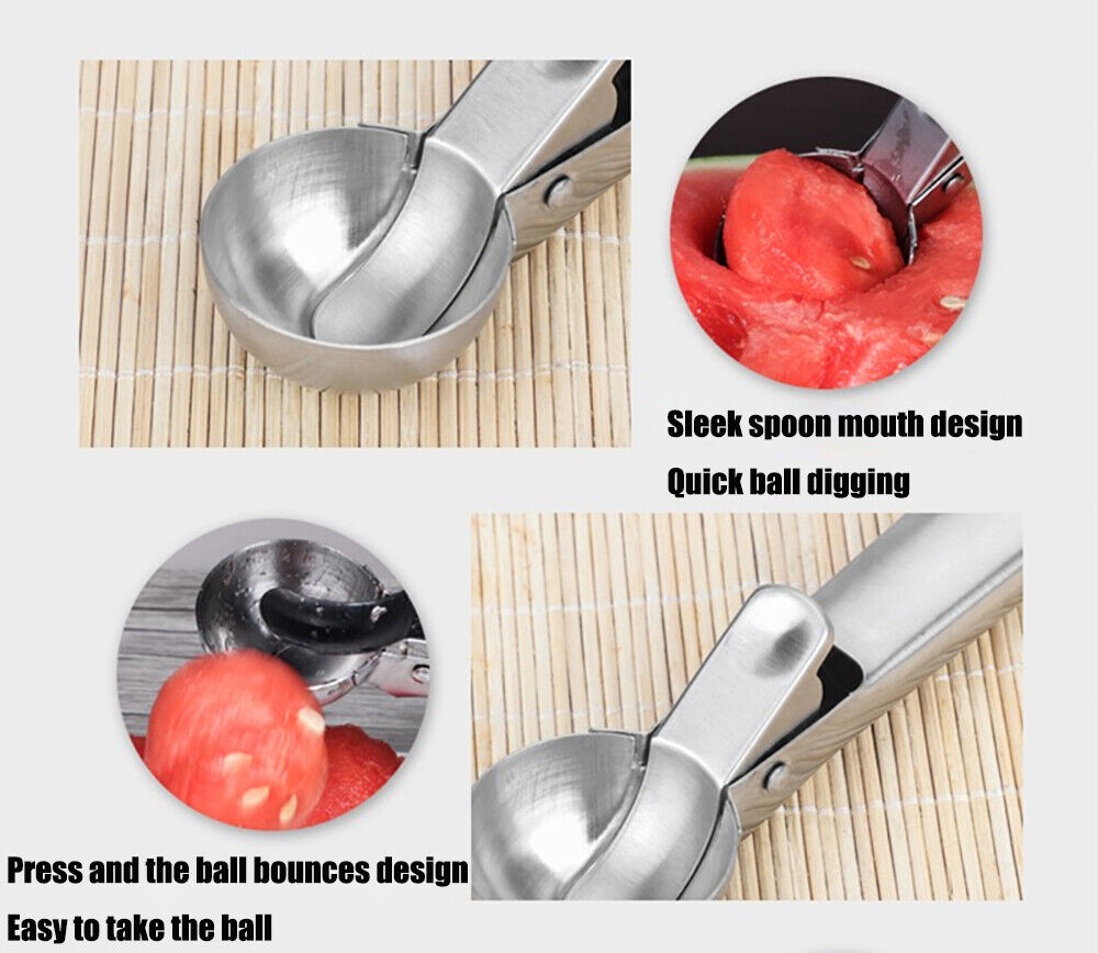 Ice Cream Scoop Stainless Steel Dough Spoon