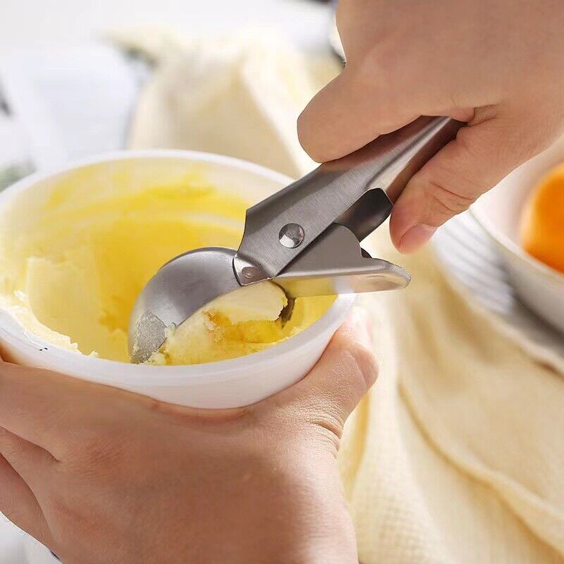 Ice Cream Scoop Stainless Steel Dough Spoon