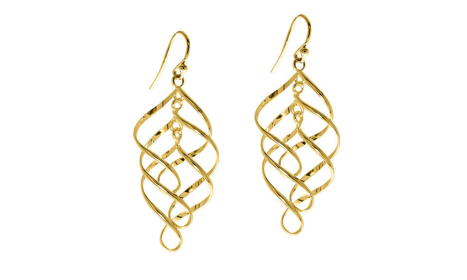 Italian 925 Sterling Hook Earrings