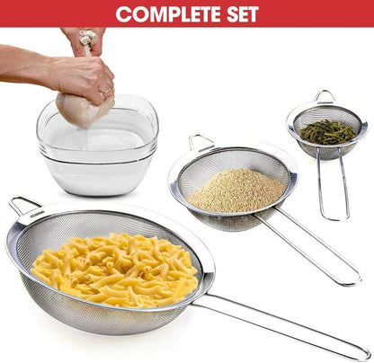 Kitchen Strainer Sieve Set