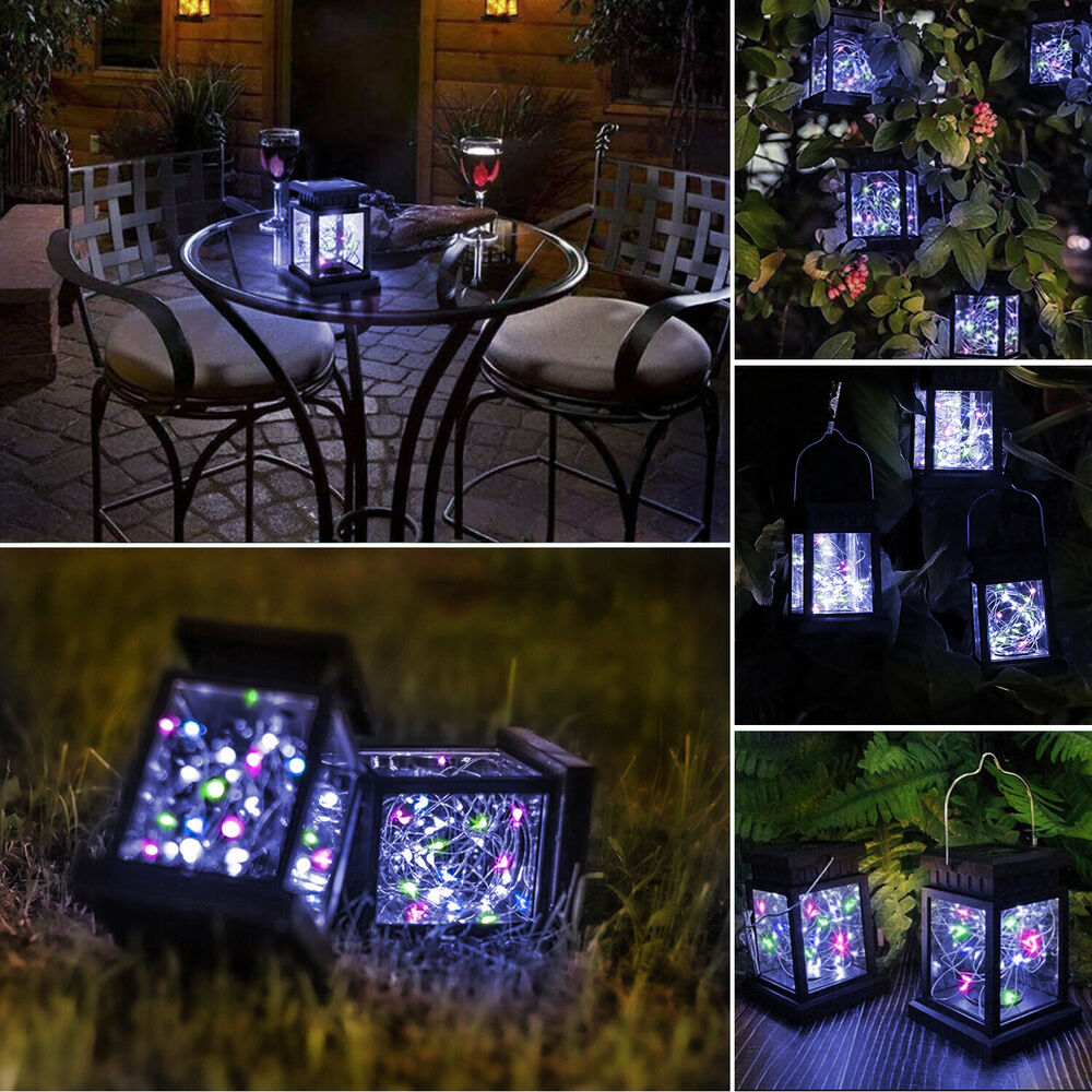 LED Solar Lantern Hanging Light