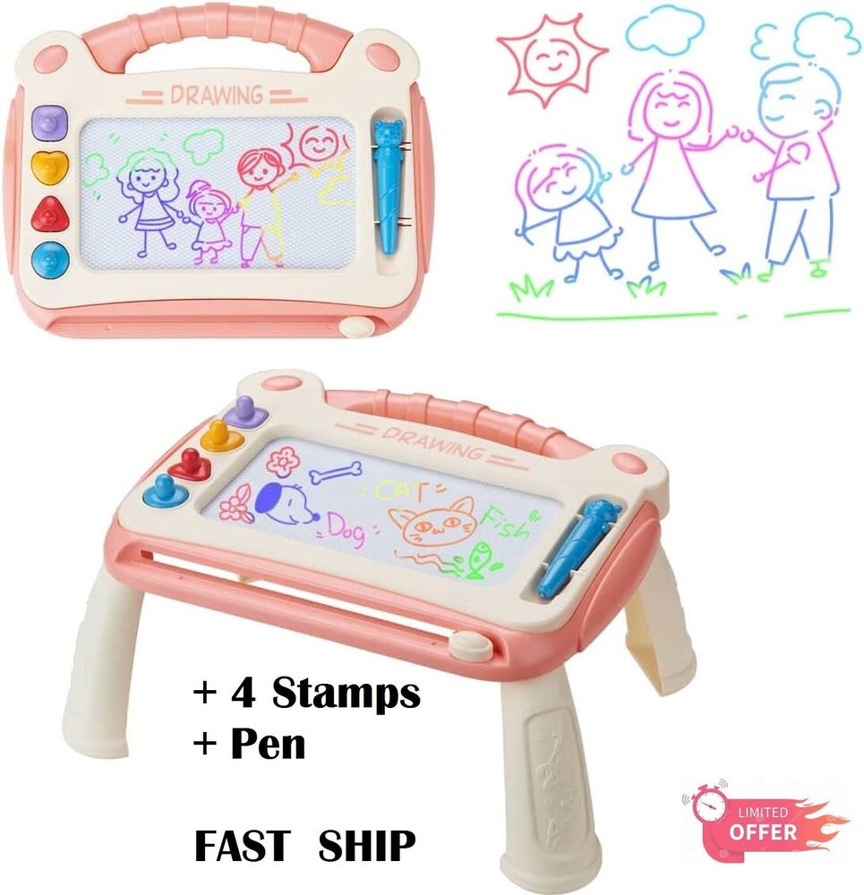 Large Doodle Kids Magnetic Girls Toys Gift