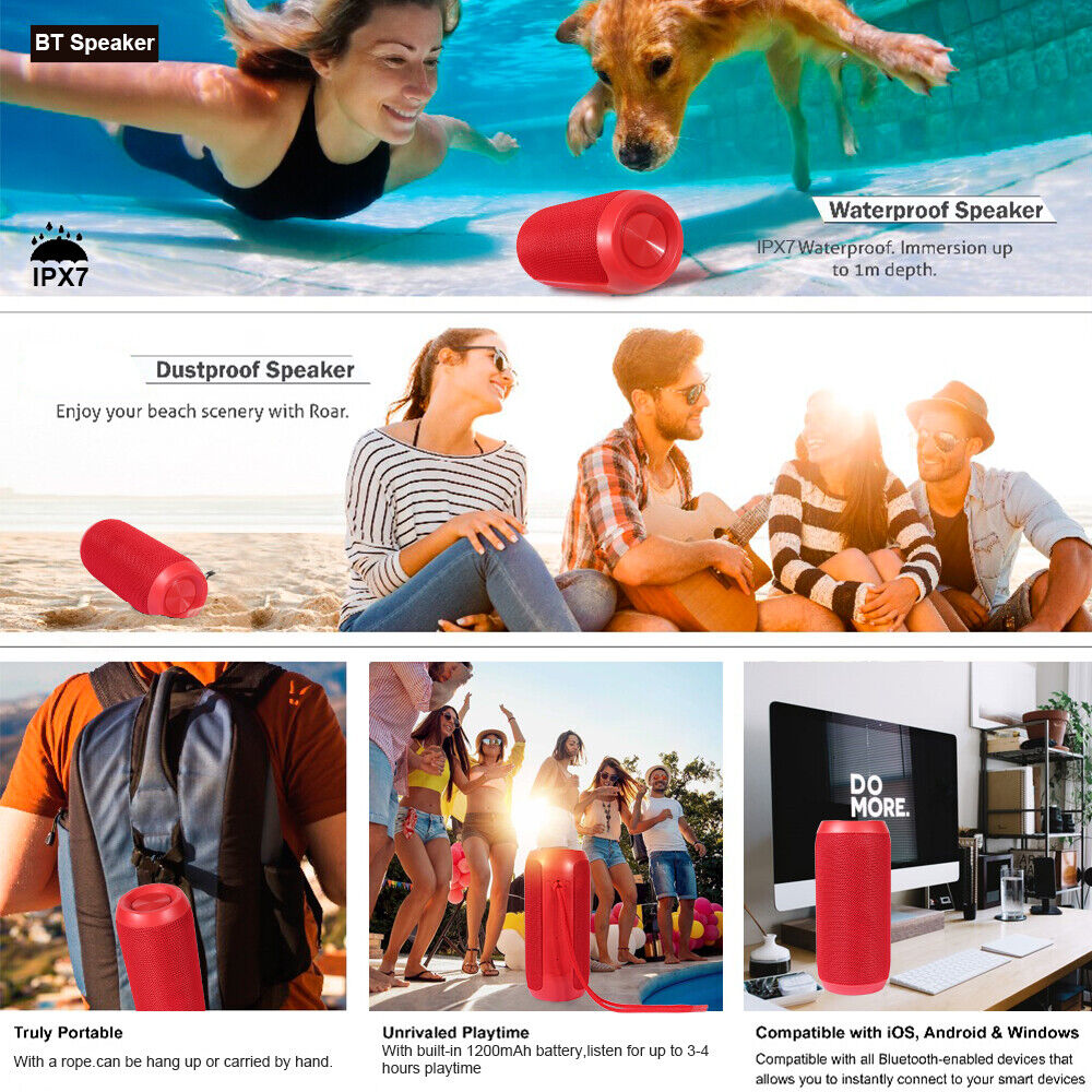 Portable Bluetooth Waterproof Speaker