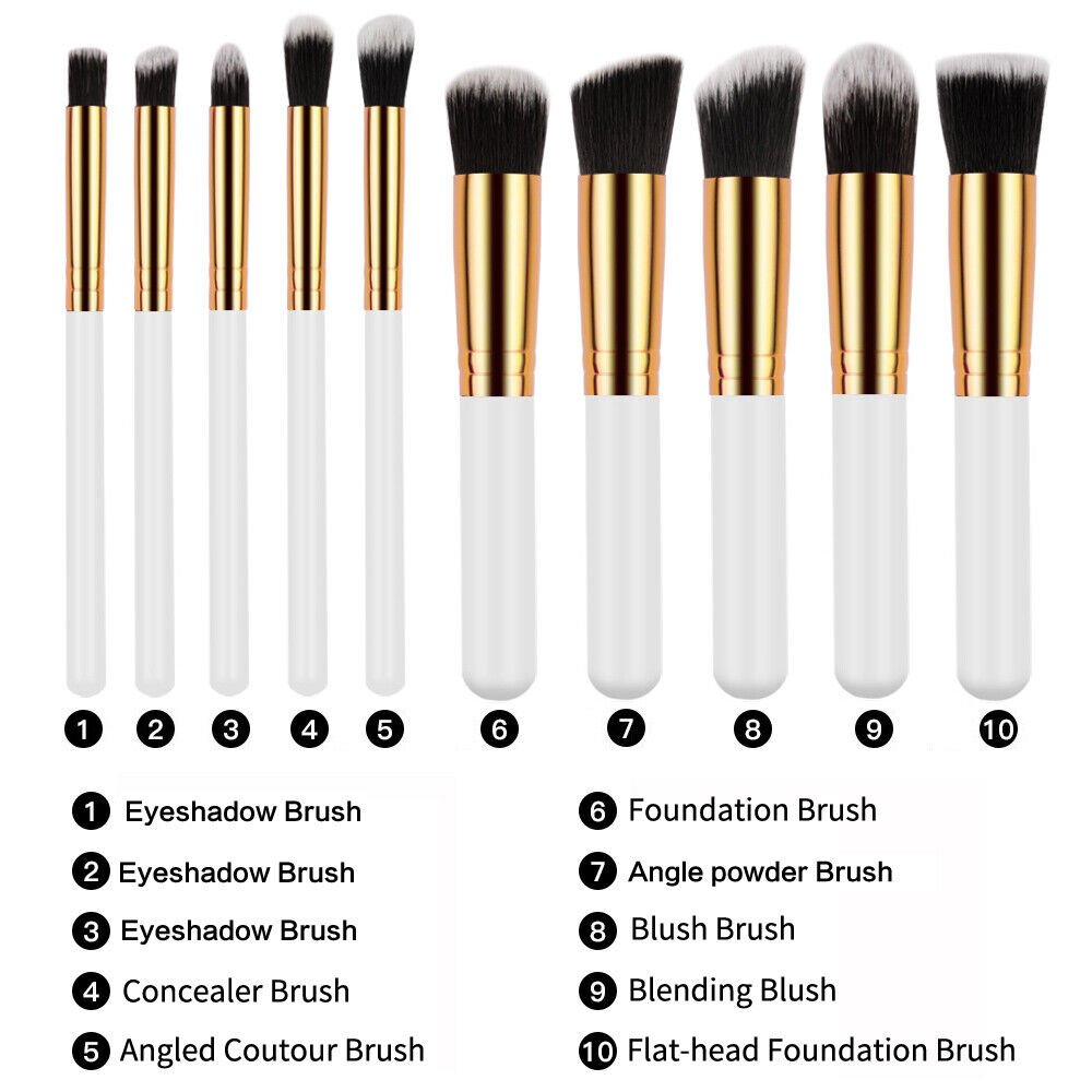 Makeup Brushes Set Cosmetic Brush 10Pcs