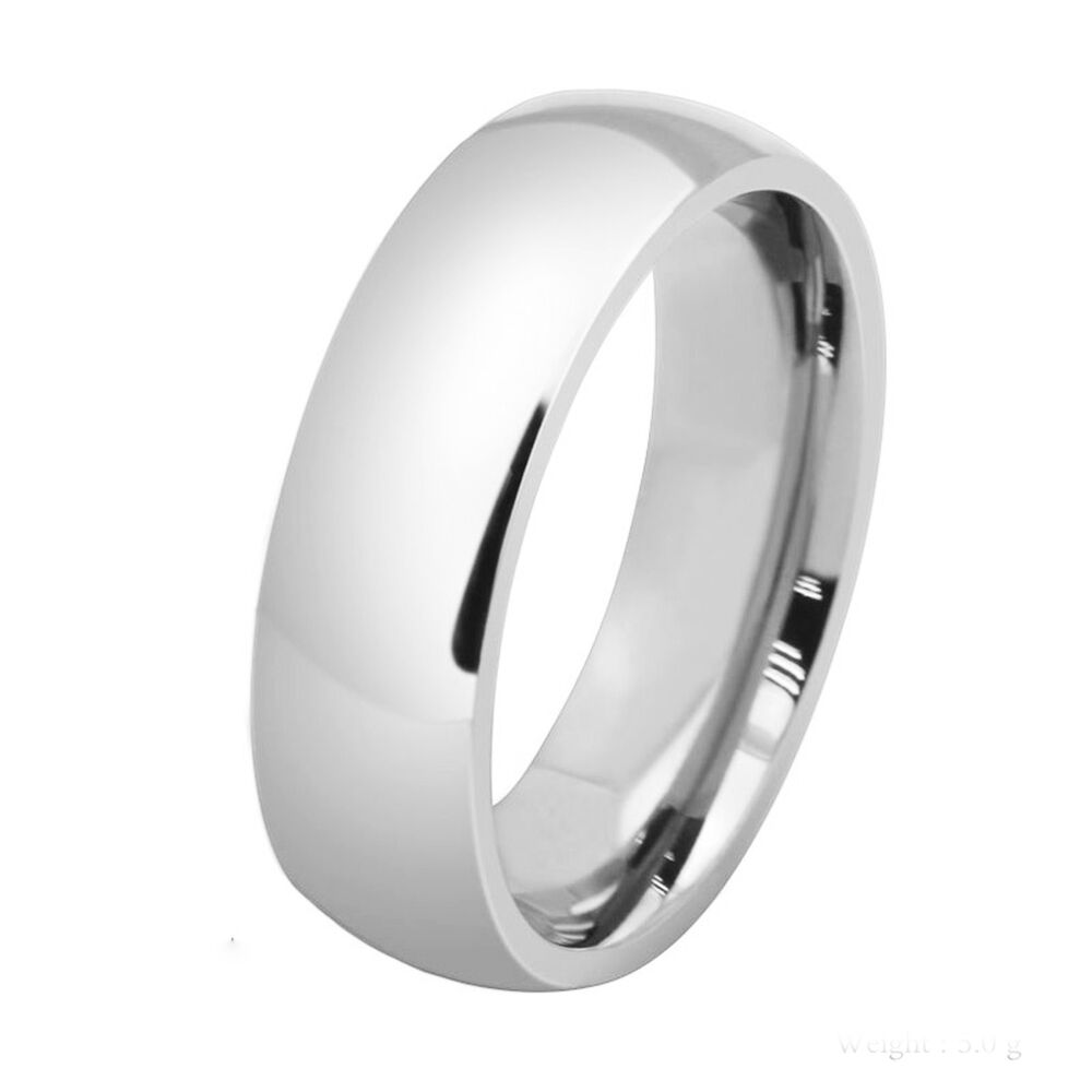 Men Women Titanium Steel Band Ring