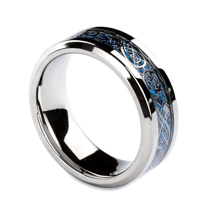 Men Women Titanium Steel Band Ring