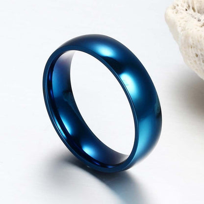 Men Women Titanium Steel Band Ring