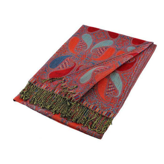 New Women's Classic Paisleys Pashmina Shawls, Pashmina Scarves.