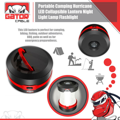 Portable Camping Hurricane LED Light