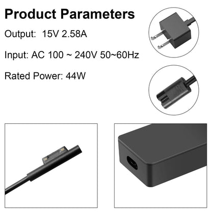 Power Adapter Charger 44W Laptop Book Go 1800