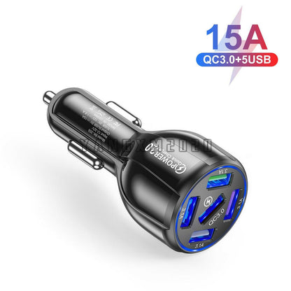 QC 5 USB Car Charger