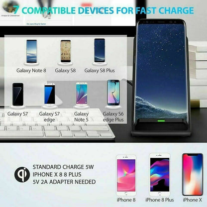 Qi Wireless Phone Charger Fast Charging