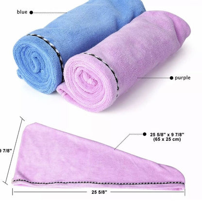 Rapid Fast Drying Hair Absorbent Towel