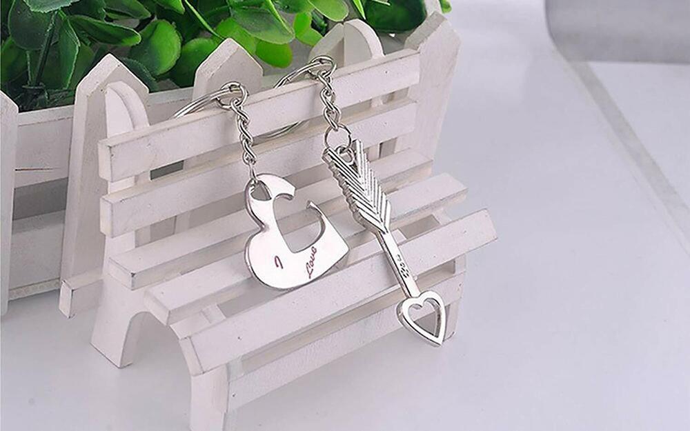 Romantic Couple Keychain