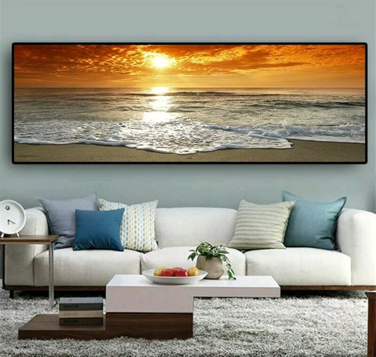 Sea Beach Landscape Posters Prints Canvas Painting Canvas Wall Art Wall Pictures