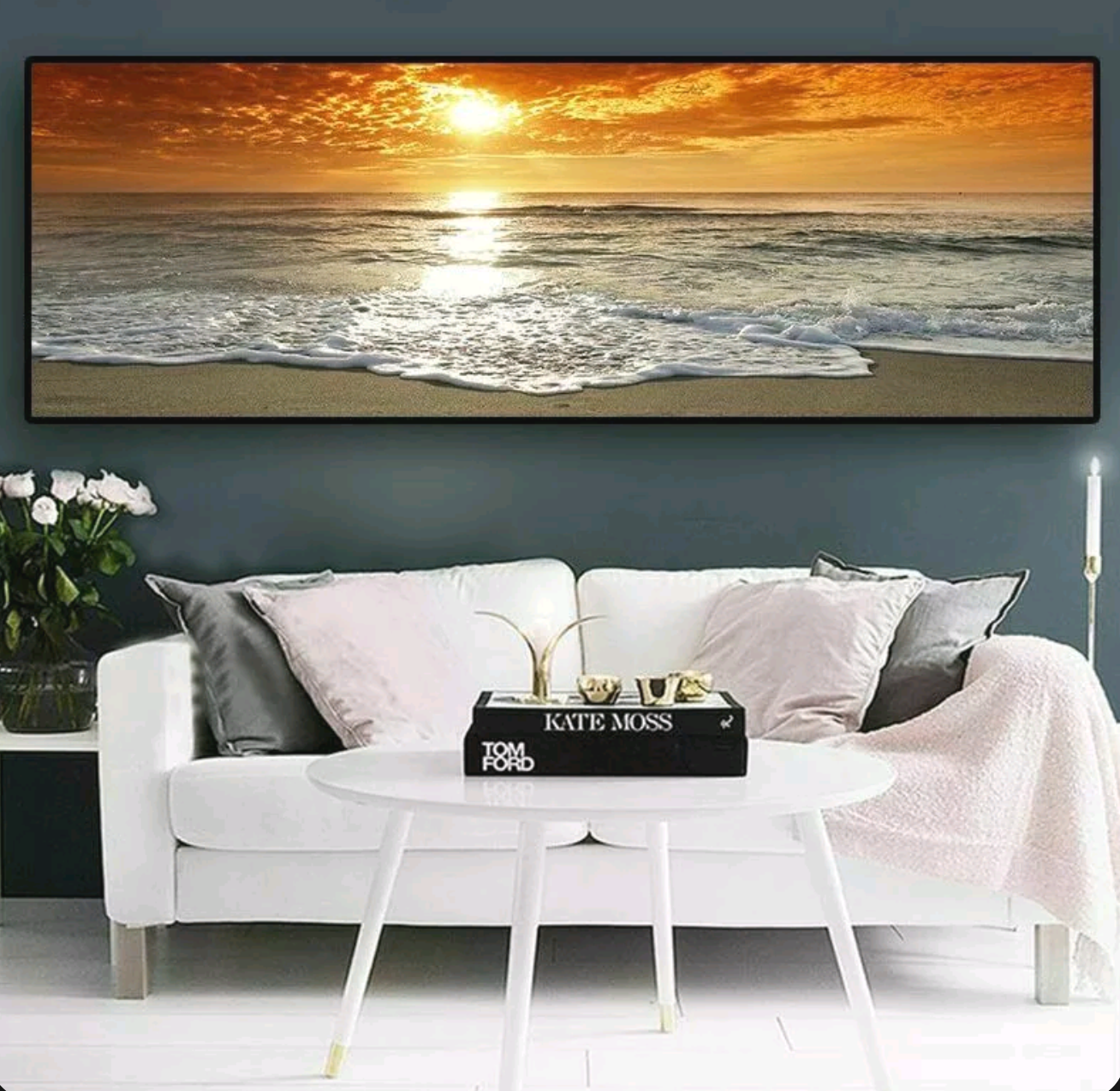 Sea Beach Landscape Posters Prints Canvas Painting Canvas Wall Art Wall Pictures