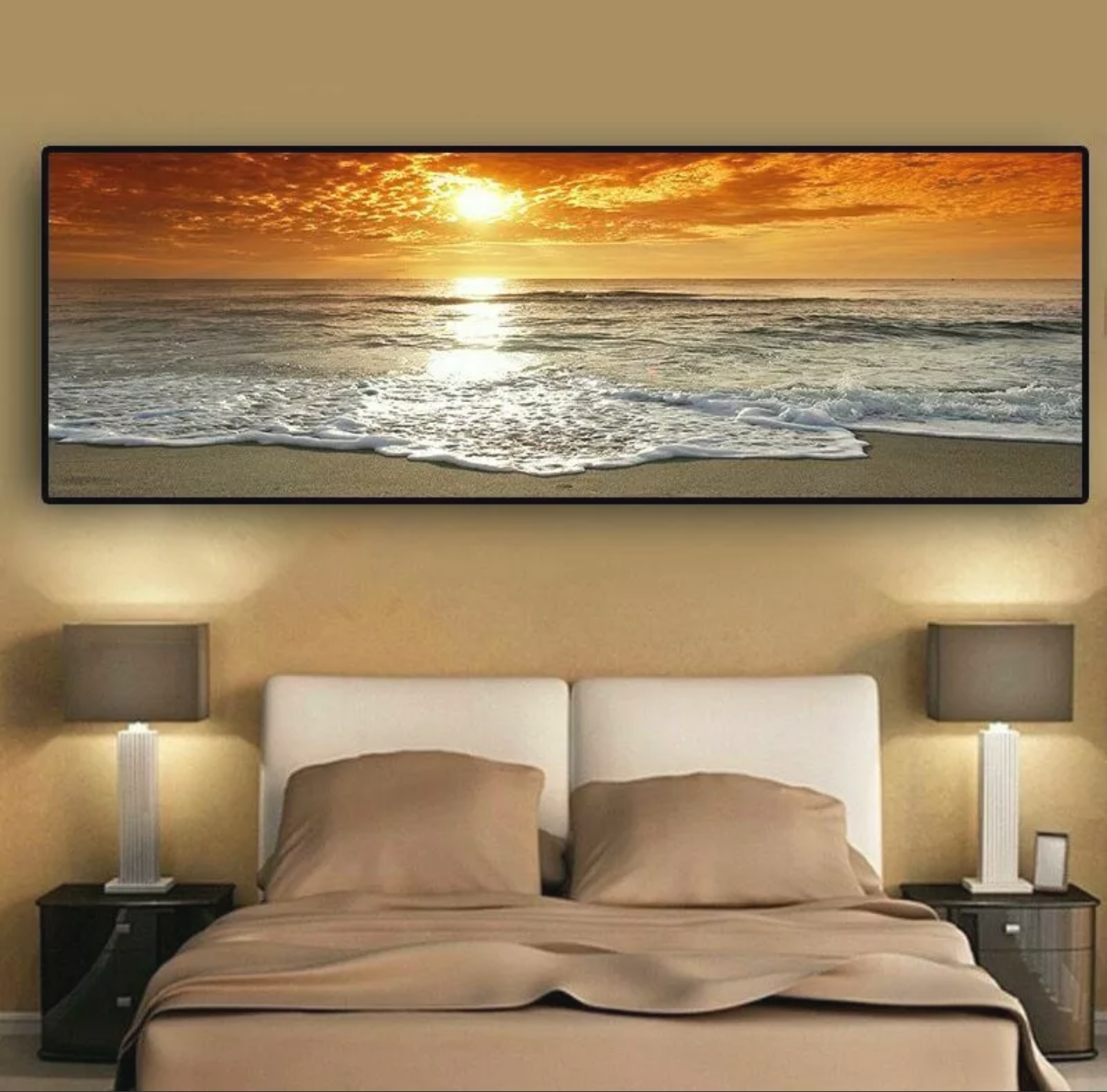 Sea Beach Landscape Posters Prints Canvas Painting Canvas Wall Art Wall Pictures