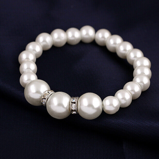 Set Necklace Pearl Jewelry