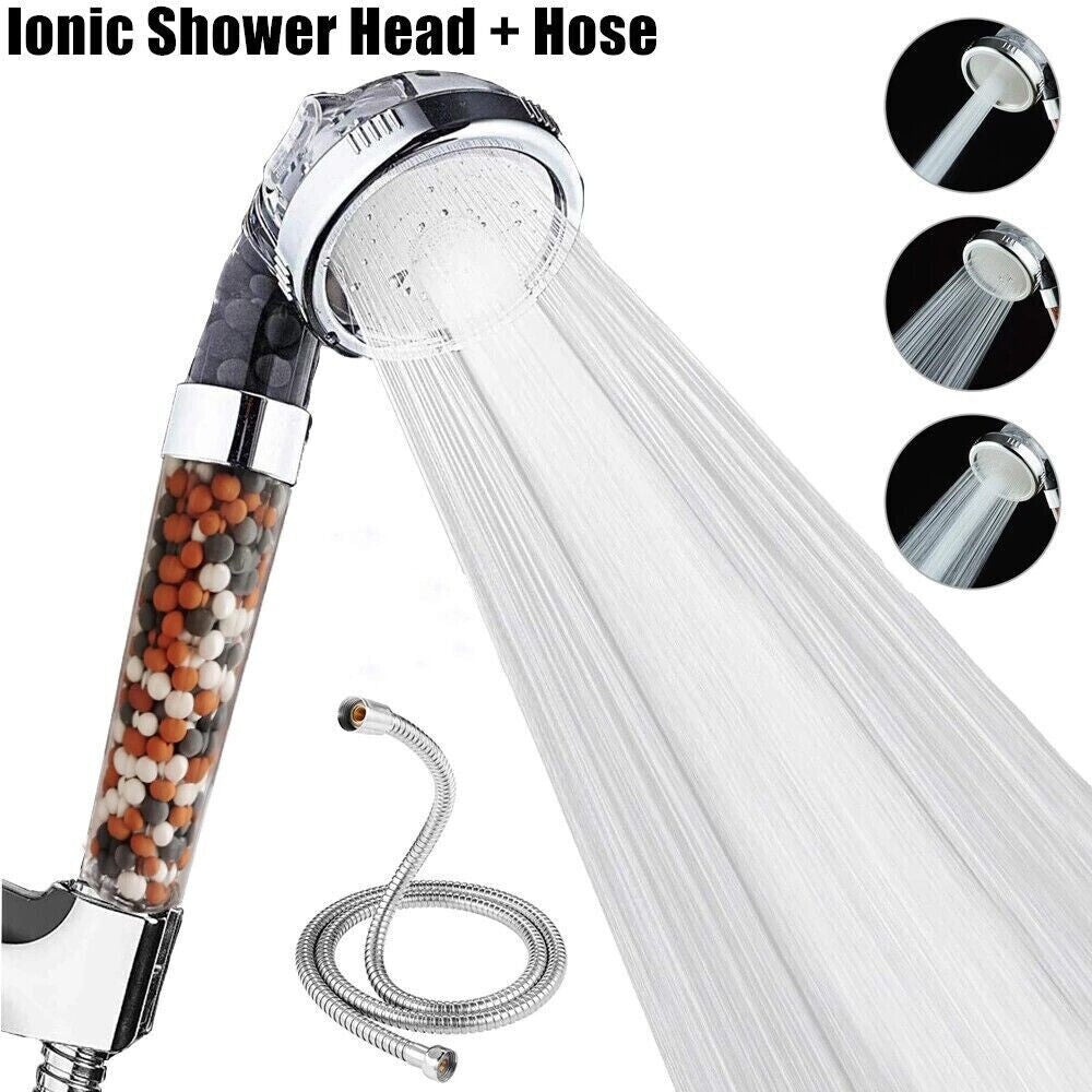 3 Settings Spray Handheld Shower heads with hose 5 Ft