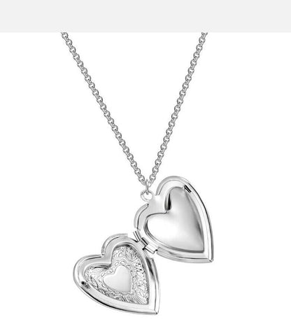 Silver Heart Locket