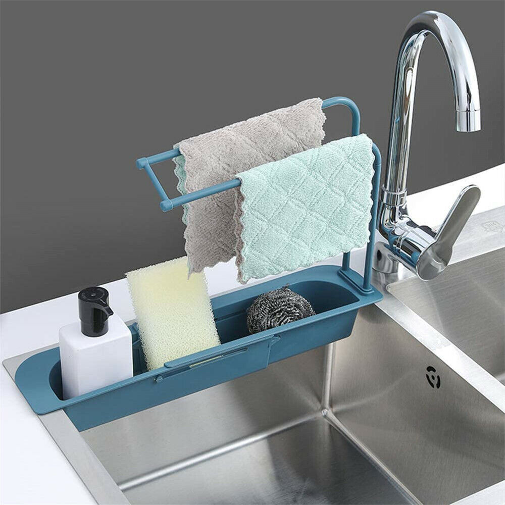 Sink Rack Telescopic Holder Expandable Storage