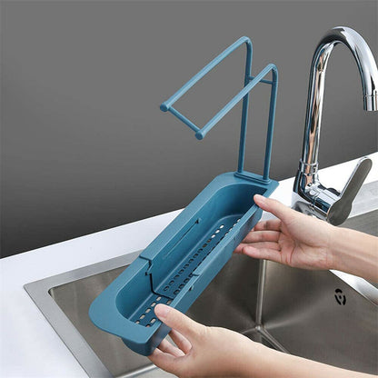 Sink Rack Telescopic Holder Expandable Storage