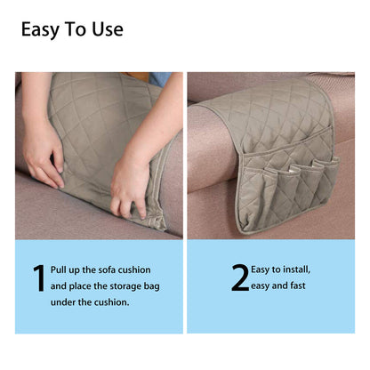 Sofa Arm Rest TV Remote Control Organizer