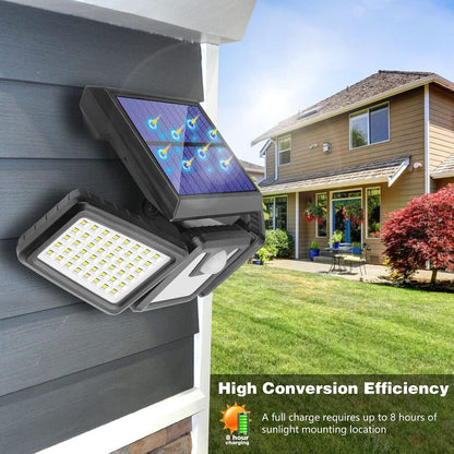 3 Head 6000LM Motion Sensor Lights