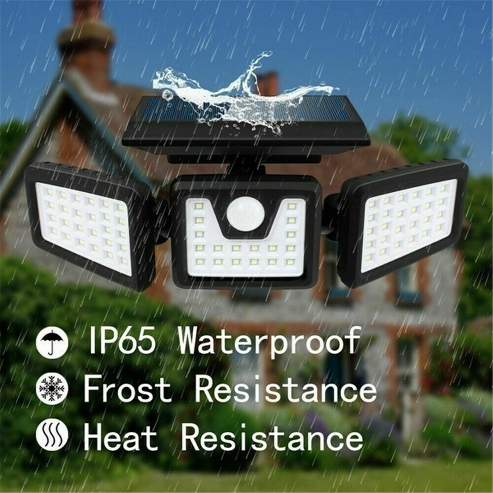 3 Head 6000LM Motion Sensor Lights