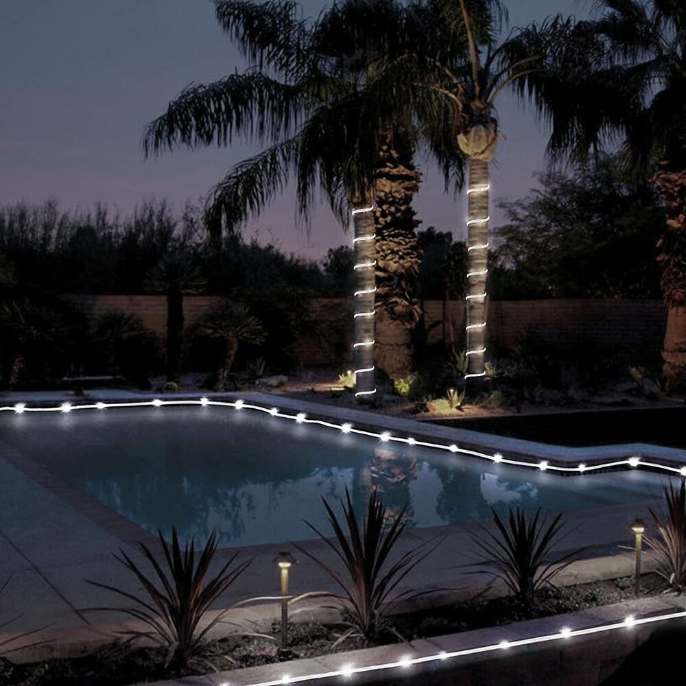 Solar String Lights Outdoor Rope Lights