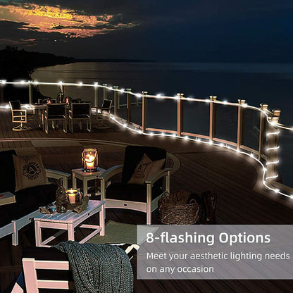 Solar String Lights Outdoor Rope Lights