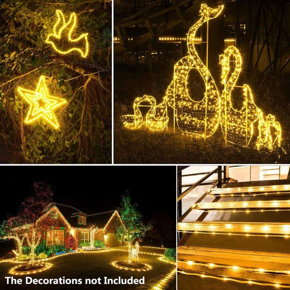 Solar String Lights Outdoor Rope Lights