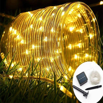 Solar String Lights Outdoor Rope Lights