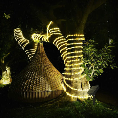 Solar String Lights Outdoor Rope Lights