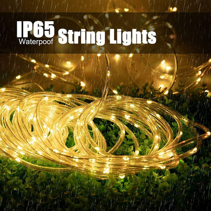 Solar String Lights Outdoor Rope Lights