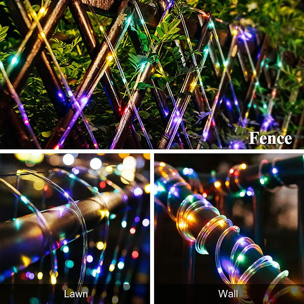 Solar String Lights Outdoor Rope Lights