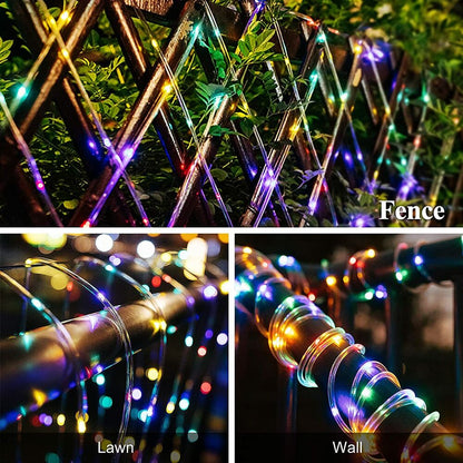 Solar String Lights Outdoor Rope Lights