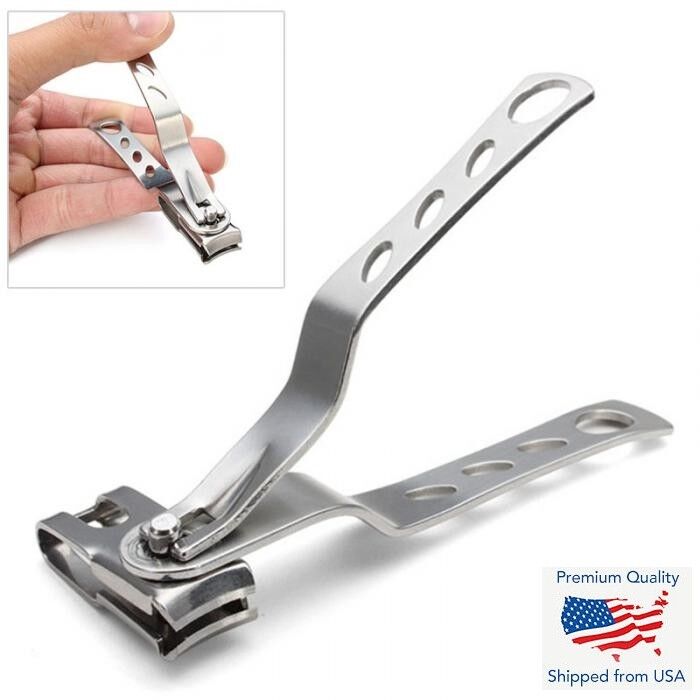 Stainless Steel Finger Nail Toe Long Handle Clippers